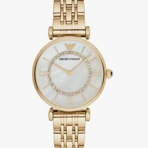 Emporio Armani Ladies Watch T-Bar Gianni Gold AR1907